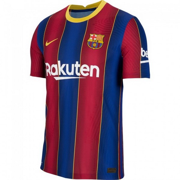 Camiseta Barcelona 1ª Kit 2020 2021 Azul Rojo